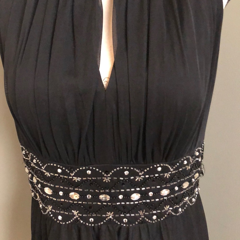 Black Evening Formal Dress size 14 - Picture 5 of 9